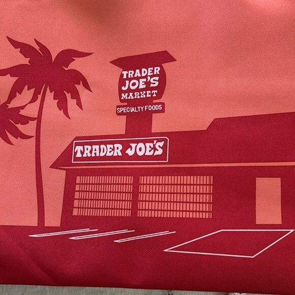 Trader Joe’s Insulated Grocery Bag Limited Edition 8 Gallon Peach Orange - Picture 10 of 11
